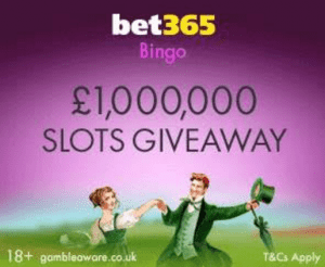 Bet356 Bingo £1M Slot Giveaway Is Here