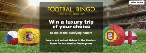 Play Football Bingo At bet365 Bingo To Win A Holiday
