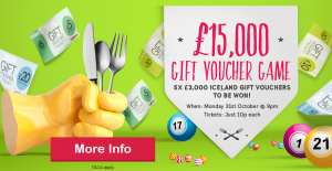 Grab Some Iceland Gift Vouchers At Iceland Bingo