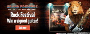 Join The Rock Festival At Leo Vegas