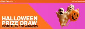 Halloween Prize Draw At Betfair Bingo