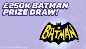 Holy Prize Draw Batman! New Promotion At Sun Bingo