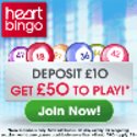 £50k of Prize to be Won with Heart Bingo Happy Summer Plays