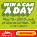 New Car Every Day And Cash Up For Grabs At Sun Bingo