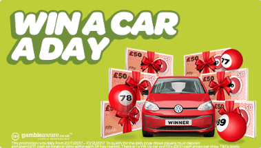 New Car Every Day And Cash Up For Grabs At Sun Bingo