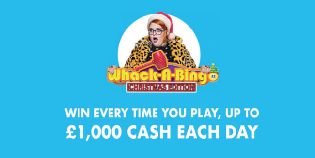 Play Whack-A-Bingo Christmas Edition At Sun Bingo