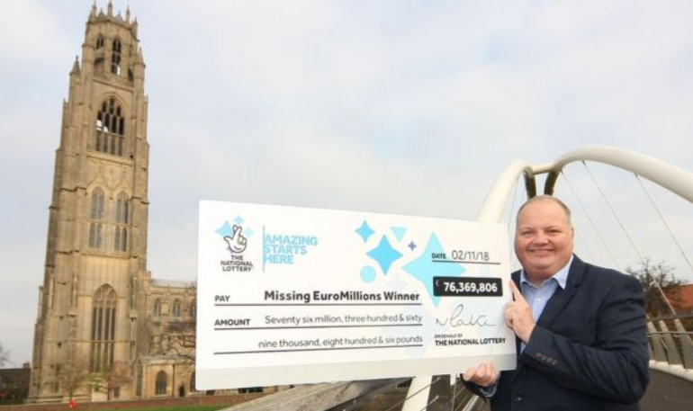 £76m Euromillions Winner Eventually Tracked Down in Skegness!