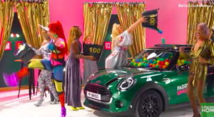 guess or drag it out paddy power win a car competition drag queens Mini Cooper