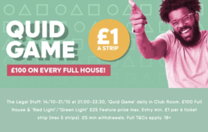 Buzz Bingo Present Quid Games Promotion