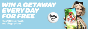 Win Holiday Vouchers at Sun Bingo