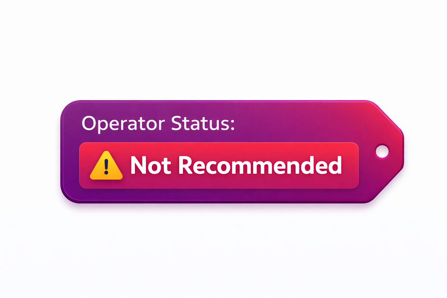 bingo operator not recommended